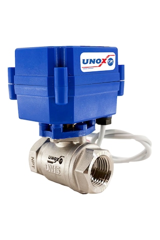 Paslanmaz Mini Motorlu Küresel Vana 3/4"