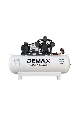 Pistonlu Hava Kompresörü 500 Lt 10 Hp Demax