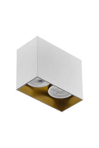 Üstü İkili Led Spot Beyaz Gold