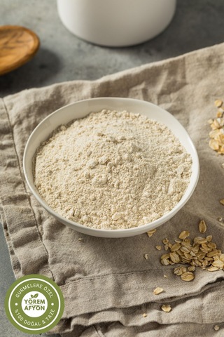 Yörem Afyon Meşhur Sivas Organik Tarım Mahsülü Gdo'suz Yulaf Unu, Tozu Avena Sativa 450gr.