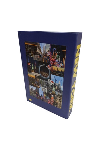 2025-676 New York Dekoratif Kitap Kutusu
