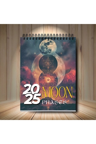 Ay Evreleri Takvimi 2025 12 Aylık Ay Evreleri Duvar Takvimi