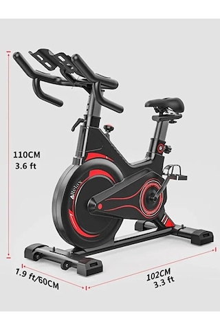 Premium Kondisyon Bisikleti Spinning Bike Egzersiz Aleti, Bluetooth + Uygulama Çok Renkli