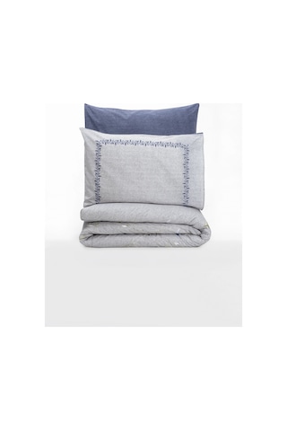 Cotton Box Çift Kişilik Nevresim Takımı Nitsa Lacivert