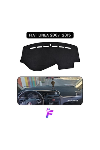Fıat Linea 2007-2015 Torpido Örtüsü Güneşten, Isıdan, Çatlamadan Korur Oto Aksesuar Tb36 Siyah