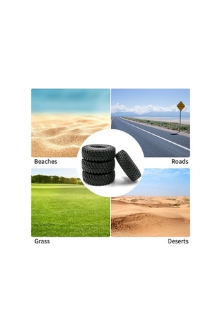 Didadodo 96mm Kauçuk Lastik 1/10 Trx4 Scx10 Rc Araçlar İçin 4 Adet