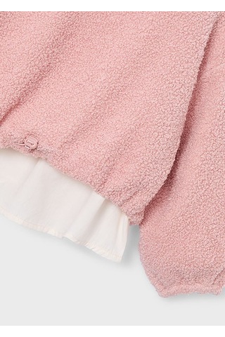 Mayoral Pembe Kız Çocuk Peluş Sweatshirt 4431 Pembe