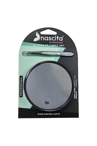 Nascita Professional 5x Vakumlu Ayna Ve Cımbız Seti Nasfaceset20