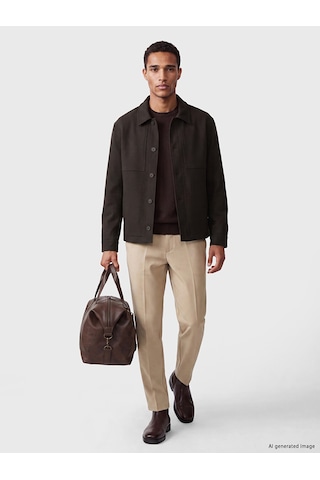 Lcw Vision Kahverengi Regular Fit Erkek Ceket