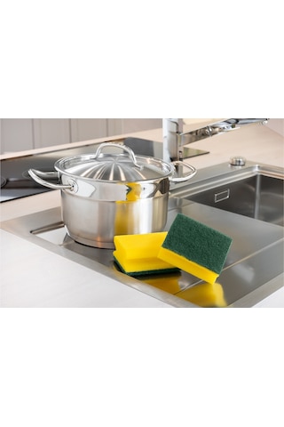 Scotch Brite Yeşil Klasik Tırnak Koruyucu Bulaşık Süngeri 8 Adet