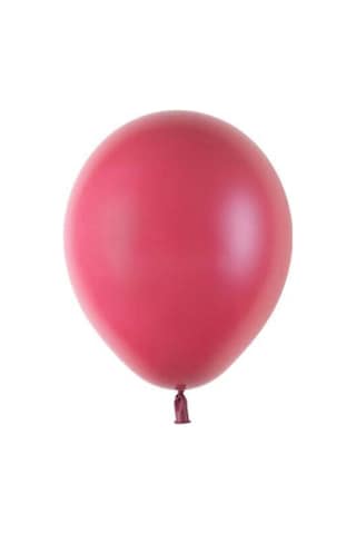 Balon Düz 12 İnc Bordo Vişne Pk:100 Yeni Çok Renkli
