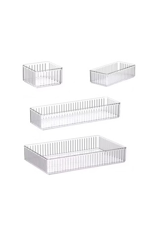 Ny Home 6'lı Modüler Set Çekmece Içi Düzenleyici Şeffaf