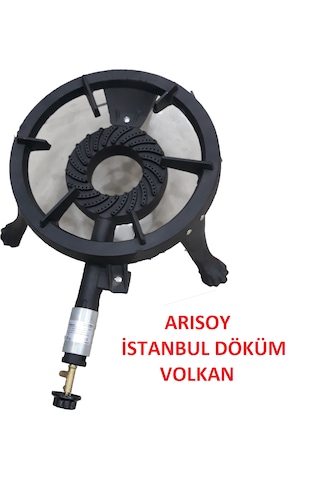 Orggaz Yuvarlak Aslan Ayaklı Yer Ocağı