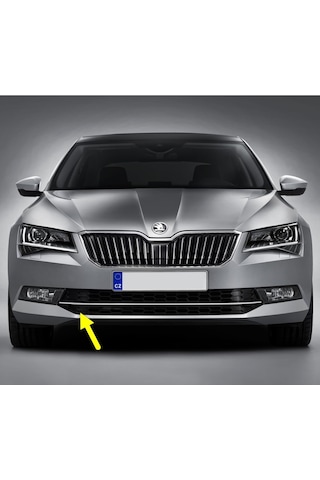 Skoda Superb 3 15-19 Ön Tampon Sag Izgara Kapak Kromlu 3V0853666 307421214