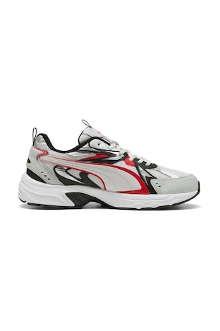 Puma Milenio Tech Siyah Kadın Sneaker Gri - Kırmızı