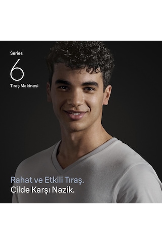 Braun Series 6 Elektrikli Tıraş Makinesi, Islak Ve Kuru, Hassas Düzeltici Başlık, 62-b1200s 1 Saat