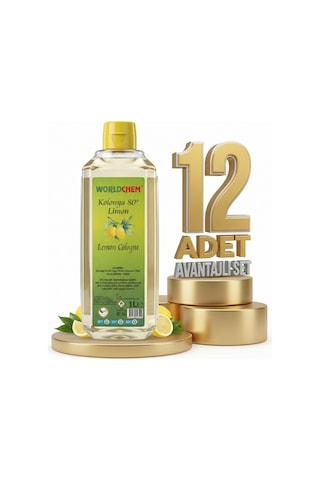 Worldchem Limon Kolonyası 12x1 Lt