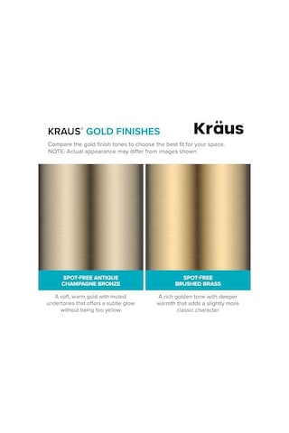 Kraus Boden Mutfak Sabunu Ve Losyon Dispenseri Spot İçermez Antika Şampanya Bronz, Ksd-53sfacb 12 Izgara