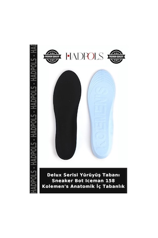 Hadpols Delux Serisi Yürüyüş Tabanı Sneaker Bot Iceman 158 Kolemen's Anatomik İç Tabanlık Çok Renkli