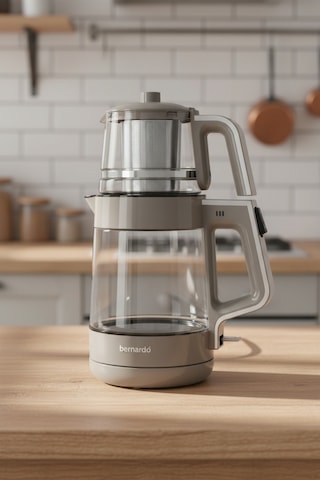 Bernardo Napoli 1.7 L Cam Demlikli Çay Makinesi