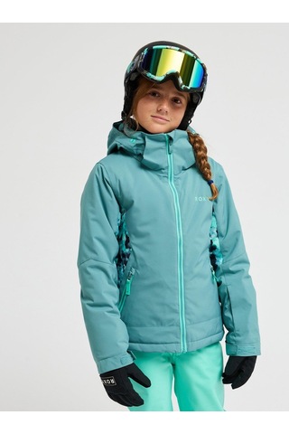 Roxy İce Escape Girl 8-16 Yaş Çocuk Kayak/snowboard Montu-ergtj03214 Zümrüt Yeşili