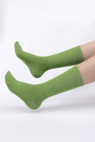 Mısırlı Kadın %10 Gümüş Madeni İçerikli Yeşil Soket Çorap M 78000 Y Yeşil