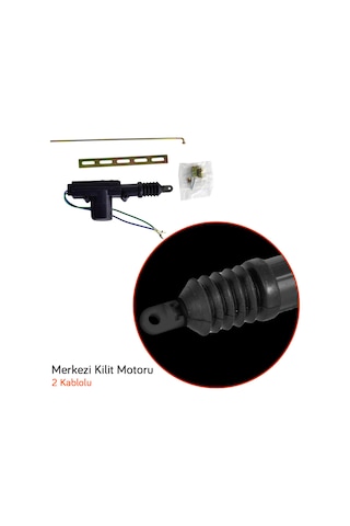 Pmx 12v Merkezi Kilit 2 Kablo Tek Motor Kancalı