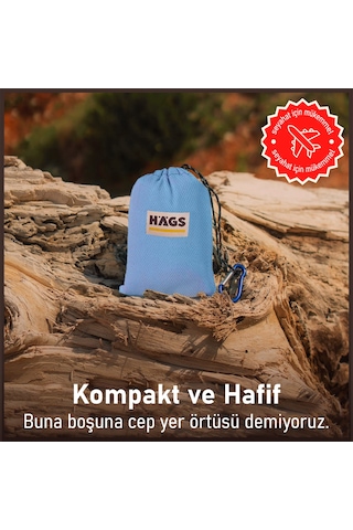Haegs Cep Yer Örtüsü, Piknik Örtüsü Kamp Matı, Plaj Yer Örtüsü, Su Geçirmez, Kum Tutmaz, Hızlı Kurur, Hafif, Katlanabilir İnce Zemin Örtüsü Outdoor Açık Hava Kamp Yürüyüş Seyahat İçin - El Askılı - 150-150cm - Kırmızı