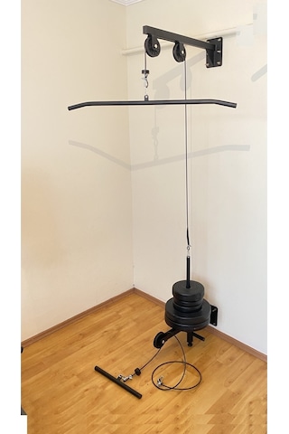 Duvar Tipi Cable Crossover Lat Puldown & Pushdown ,Row ,Biceps ,Triceps Omuz Çalışma Istasyonu