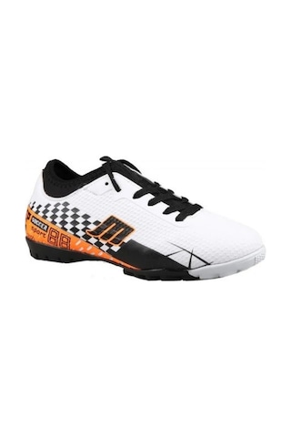 M.p. 231-1138 Mr Erkek Beyaz-turuncu Çoraplı Halı Saha Futbol Ayakkabı - 40 Beyaz