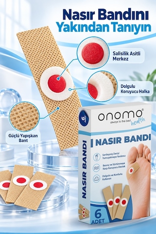 Onomo Nasır Bandı Nasır Yakısı 6 Adet