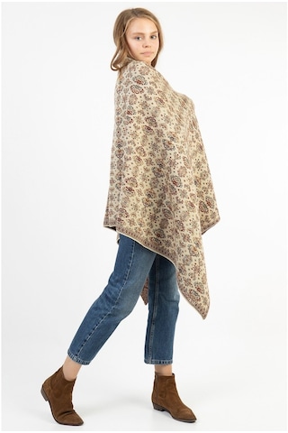 Uludağ Triko Kadın Çiçekli Kilim Desen Şal (500112958)