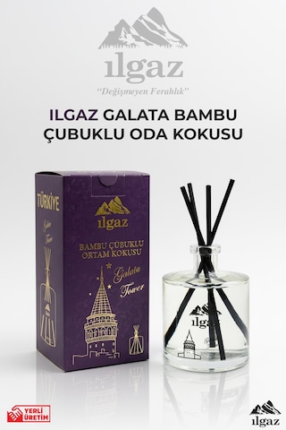 Galata Kulesi Bambu Çubuklu Oda Kokusu Türkiye Serisi Amber - Vanilya 500 ML