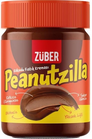 Züber Peanutzilla Kakaolu Fıstık Kreması 315 G