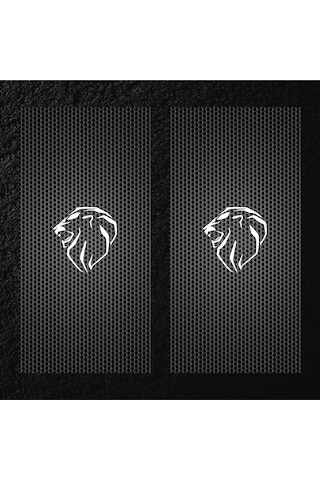 Araç Kapı Direği Kaplama Folyosu Uv Baskılı 2'li Set Yeni Peugeot