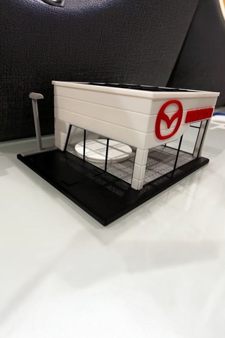 Mazda Showroom Tasarımlı Dekoratif Diorama 1:64