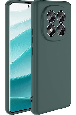Xiaomi Redmi Note 14 Pro Plus Kılıf Zore Mara Lansman Kapak Koyu Yeşil