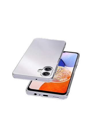 Zore Galaxy Uyumlu A06 Kılıf Süper Silikon Kapak - Şeffaf Şeffaf