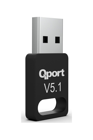 Qport Q-BLU5.1 Bluetooth 5.1 Usb Adaptör Dongle