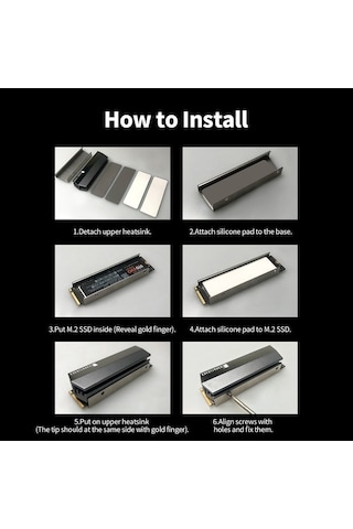 Didadodo Jonsbo M.2 2280 Ssd Soğutucu - Alüminyum Isı Emici Ve Termal Ped İle Yüksek Performans, Optimal Performans İçin