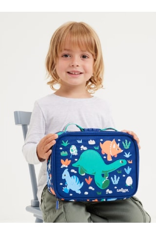 Smiggle Kare Öğle Yemeği Çantası Isı Yalıtımlı Lacivert
