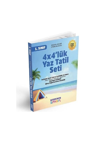 1. Sınıf 4x4'lük Tatil Tekrar Seti 12 Fasikül + Bilişsel Etkinlikler-2025