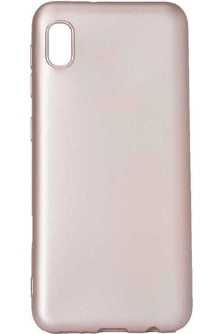 Galaxy A01 Core Kılıf Zore Premier Silikon Kapak Rose Gold