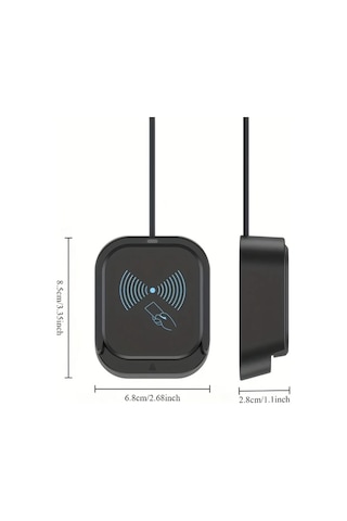 Elmpaly Usb 2.0 Akıllı Kart Okuyucu Ve Nfc İkili Siyah Ic Kart Okuyucu