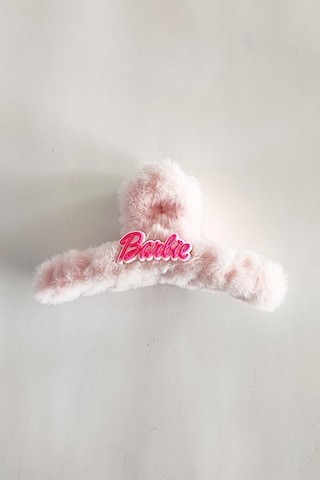 Eyer Shoping Barbie Peluş Mandal Toka Pembe