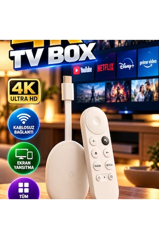 4k Ultra Hd Akıllı Tv Yayın Cihazı Kablosuz Medya Aktarımı Ve Uzaktan Kumanda Diğer