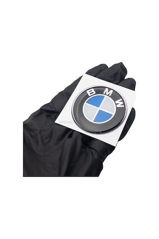 Kendinden Yapışkanlı Bmw Uyumlu Damla Baskı Direksiyon Amblemi 4,5 Cm 45 Mm Lacivert