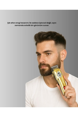 Diyar-ı Fırsat Type-c Şarjlı Lcd Ekranlı Profesyonel Saç Sakal Tıraş Makinesi