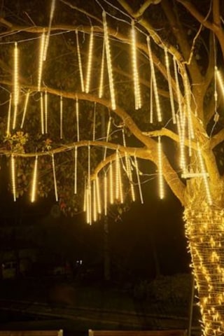 8 Tüp Gün Işığı Meteor Led Işık Yağmur Işıkları Eklenebilir IP65 Dış Mekan Dekoratif Yılbaşı Süsü Diğer