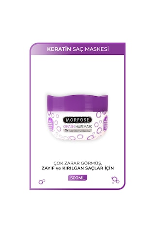 Morfose Keratin Saç Bakım Maskesi 500 ML